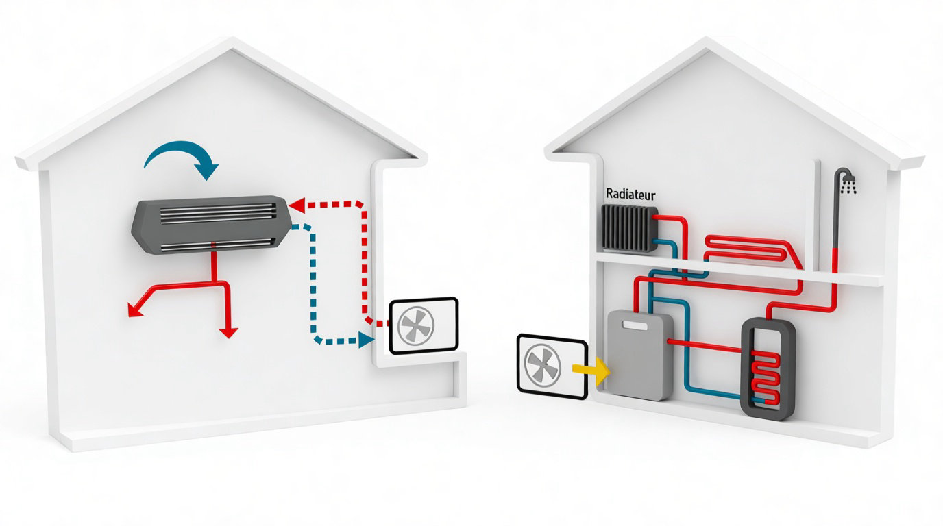 Comment choisir entre les technologies air-air et air-eau ?